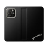 Life is Good Flip Case for iPhone | Black