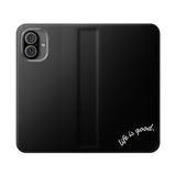 Life is Good Flip Case for iPhone | Black