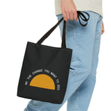 Be the Change Sunrise Tote Bag | Black