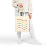 All Love is Worthy Rainbow Canvas Tote Bag