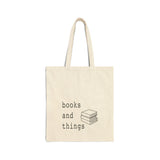 Books and Things Canvas Tote