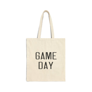 Game Day Canvas Tote Bag