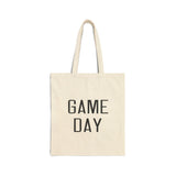 Game Day Canvas Tote Bag