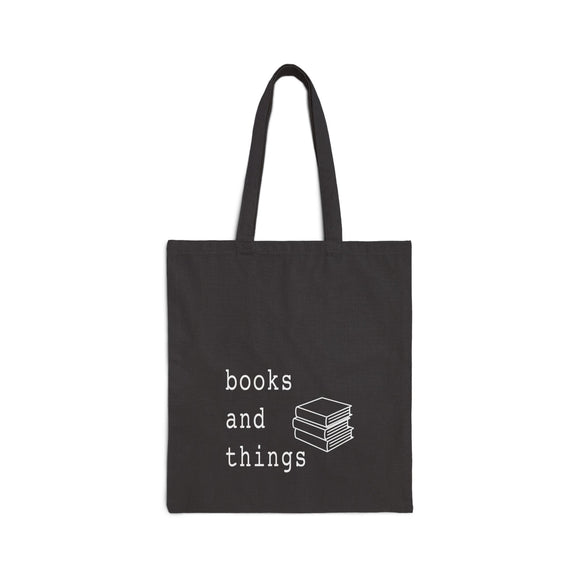 Books and Things Canvas Tote