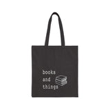 Books and Things Canvas Tote