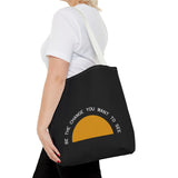 Be the Change Sunrise Tote Bag | Black