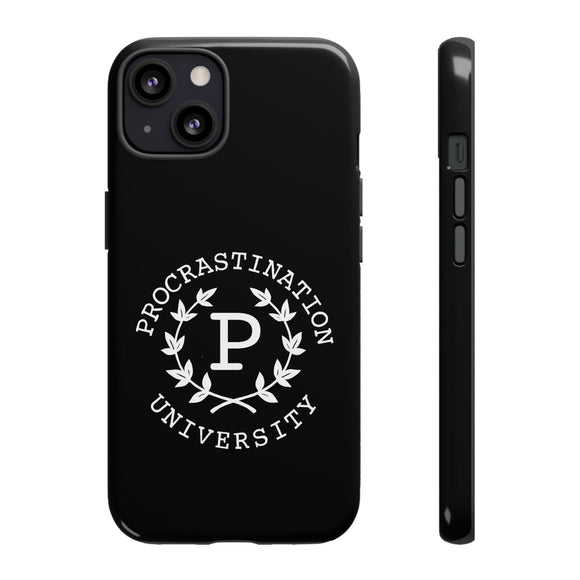 Procrastination University Phone Case | Black
