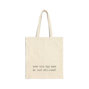 Well-Read Canvas Tote
