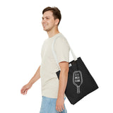 Just One More Pickleball Game Tote Bag | Black