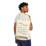 All Love is Worthy Rainbow Canvas Tote Bag
