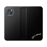 Life is Good Flip Case for iPhone | Black