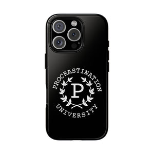 Procrastination University Phone Case | Black