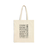 Moral Support Canvas Tote Bag