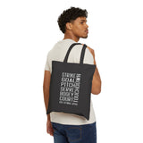 Moral Support Canvas Tote Bag
