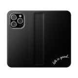 Life is Good Flip Case for iPhone | Black