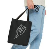 Just One More Pickleball Game Tote Bag | Black