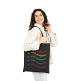 All Love is Worthy Rainbow Canvas Tote Bag