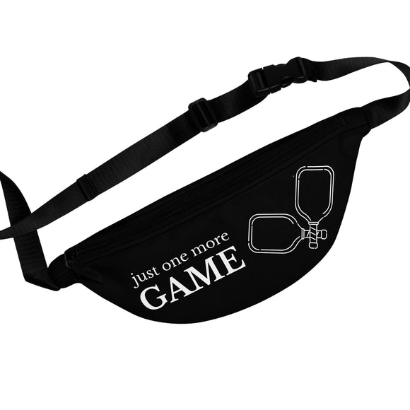 Just One More Pickleball Game Fanny Pack | Black