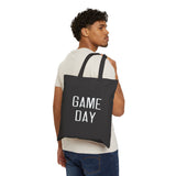Game Day Canvas Tote Bag