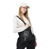 Just One More Pickleball Game Tote Bag | Black