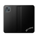 Life is Good Flip Case for iPhone | Black