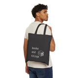 Books and Things Canvas Tote