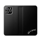 Life is Good Flip Case for iPhone | Black