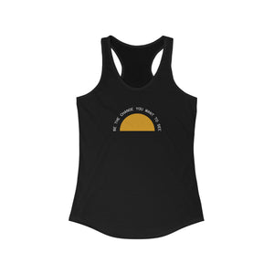 Be the Change Sunrise Racerback Tank