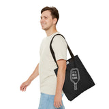 Just One More Pickleball Game Tote Bag | Black
