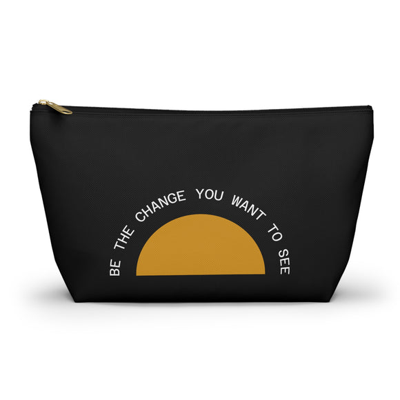 Be the Change Sunrise Accessory Pouch | Black