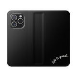Life is Good Flip Case for iPhone | Black