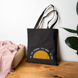Be the Change Sunrise Canvas Tote Bag