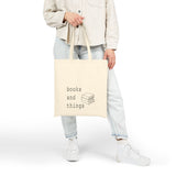 Books and Things Canvas Tote