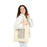 Moral Support Canvas Tote Bag
